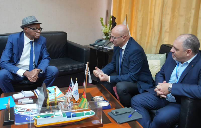 Visite de travail du Directeur Afrique du Groupe MSC au Port Autonome de Lomé